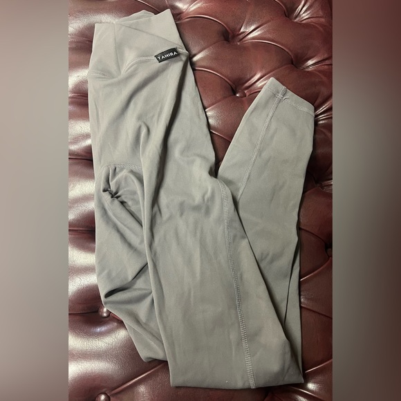 Tahira By KB Boujee Basic slate Gray Scrunch Leggings